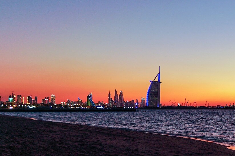Sunrise in Dubai